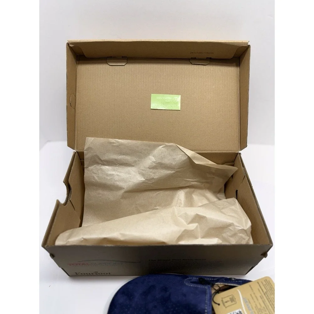 Spenco Total Support Siesta Convertible Blue Suede Slip-On Women's US 5.5 NWT - Picture 5 of 7